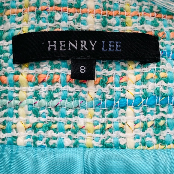 Henry Lee Vintage Boucle Knit Jacket Size 8 - Picture 5 of 6